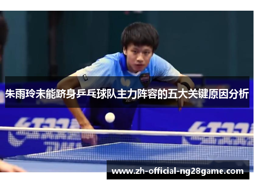 朱雨玲未能跻身乒乓球队主力阵容的五大关键原因分析 朱雨玲未能跻身乒乓球队主力阵容的五大关键原因分析